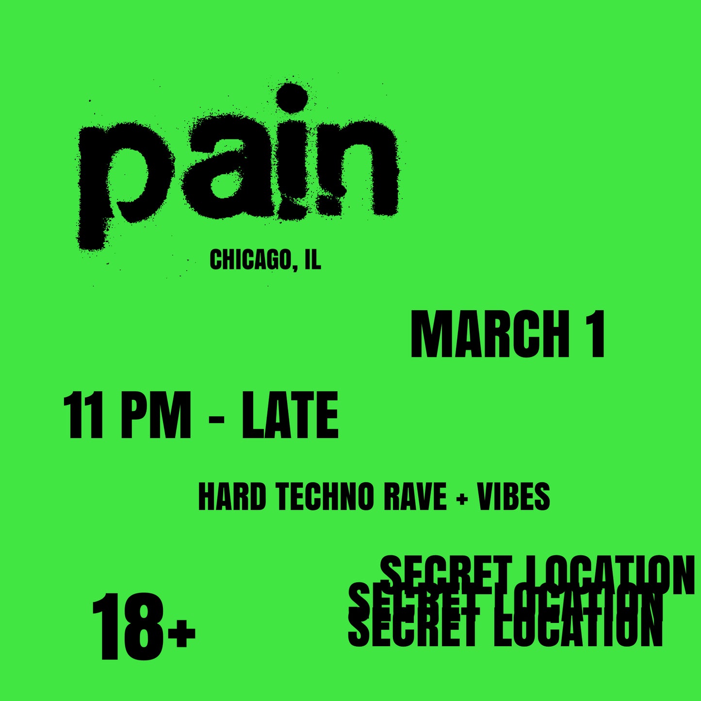 PFA: CHICAGO 3/01 18+