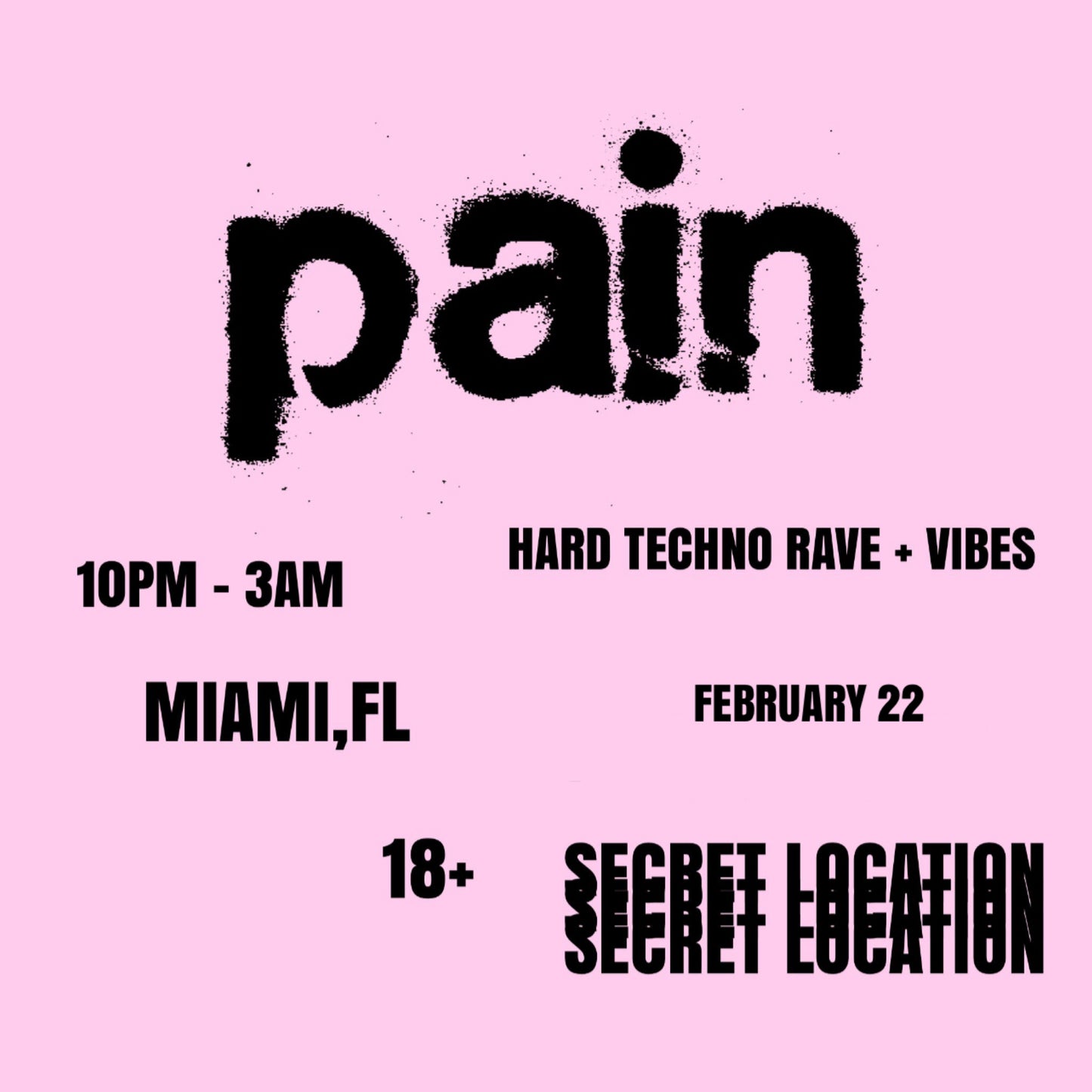 PFA: MIAMI TICKET 2/22 18+